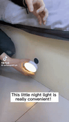 Smart Motion Sensor LED Night Light – Wireless Warm Glow Lamp