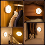 Smart Motion Sensor LED Night Light – Wireless Warm Glow Lamp