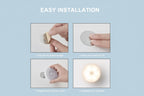 Smart Motion Sensor LED Night Light – Wireless Warm Glow Lamp
